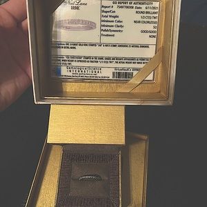 NEIL LANE BRIDAL Perfect Clarity Gold and Diamond Size 7